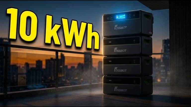 Fossibot FBP1200 review: 10 kWh balkonbatterij getest